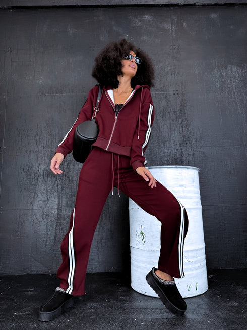 LUX komplekts "SHY GIRL " - BORDO